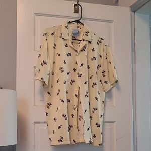Chaps Cream Short Sleeve Shirt
